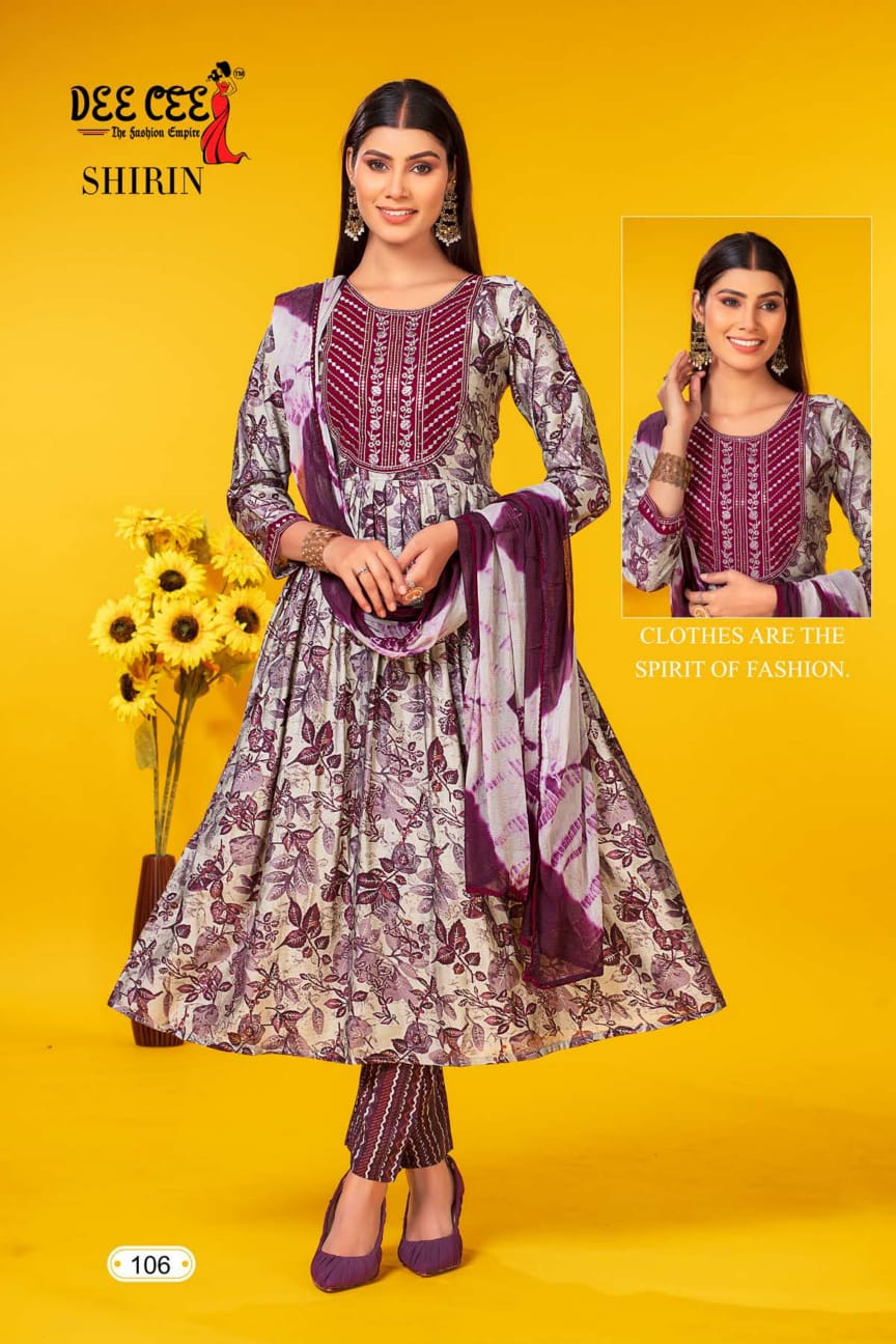Shirin By Deecee Printed Kurti With Bottom Dupatta Catalog